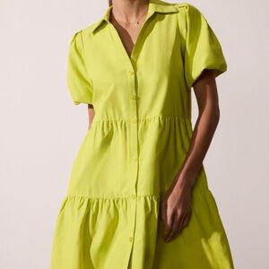 Brochure Walker Mini Button-Up Dress